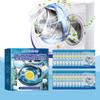 20pcs Washing Machine Stain Removal Foaming Tablets Clean Odors Washing Machine Sink Deep Stain Removal Cleaning Tablets