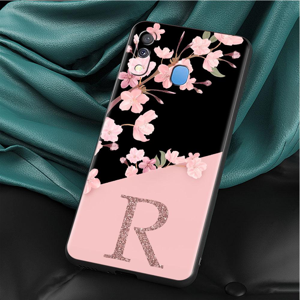 Чехол для Samsung Galaxy A50 A70 A30 A20s A20e A10 A40 A10s A10e M52 M51 M31 M30s M21 черный чехол для телефона Custom Cherry Blossom
