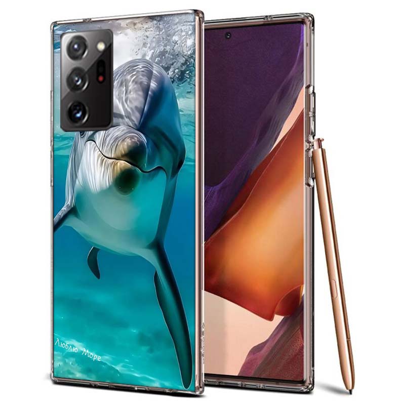 Почему дельфины выпрыгивают Чехол для телефона для Samsung A55 A35 A25 A15 A07 A05S A16 A17 A26 A36 A37 A56 A57 Galaxy Note 20 10 A50S A71 A5