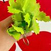 Милый плюшевый кулон-брелок в виде овоща, креативный мультяшный кулон в виде нежного сельдерея, мягкий плюшевый брелок, подвеска для рюкзака