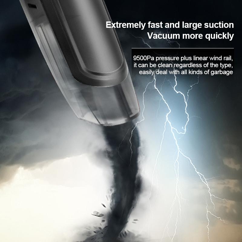 E-ACE Бессловесный пылесос для автомобиля Портативный беспроводной портативный автомобильный пылесос для очистки дома и компьютера