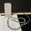 Crossbody Mobile Phone Chain Long Cellphone Lanyard Beads Phone Strap  Phone Accessories