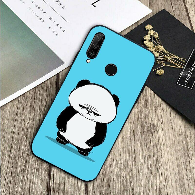 Мультяшная панда для Huawei Nova 12s 12i 11i 7i 8i Y73 Y70 Y90 Y60 Y72 Y61 Y91 9 10 SE P30 Pro P40 Lite Чехол