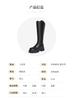 Bata slim boots women's 2024 winter shopping mall new slimming elastic long boots