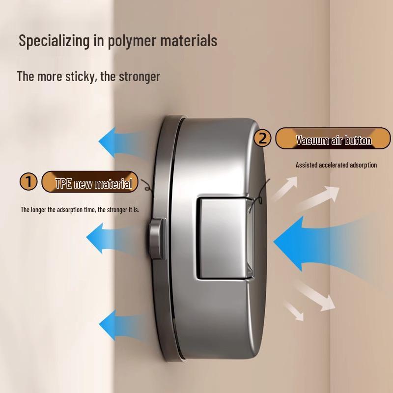 Сверхпрочный крючок на присоске: Настенный, Клейкий, Без сверления, для ванной и двери, Решение для развешивания одежды