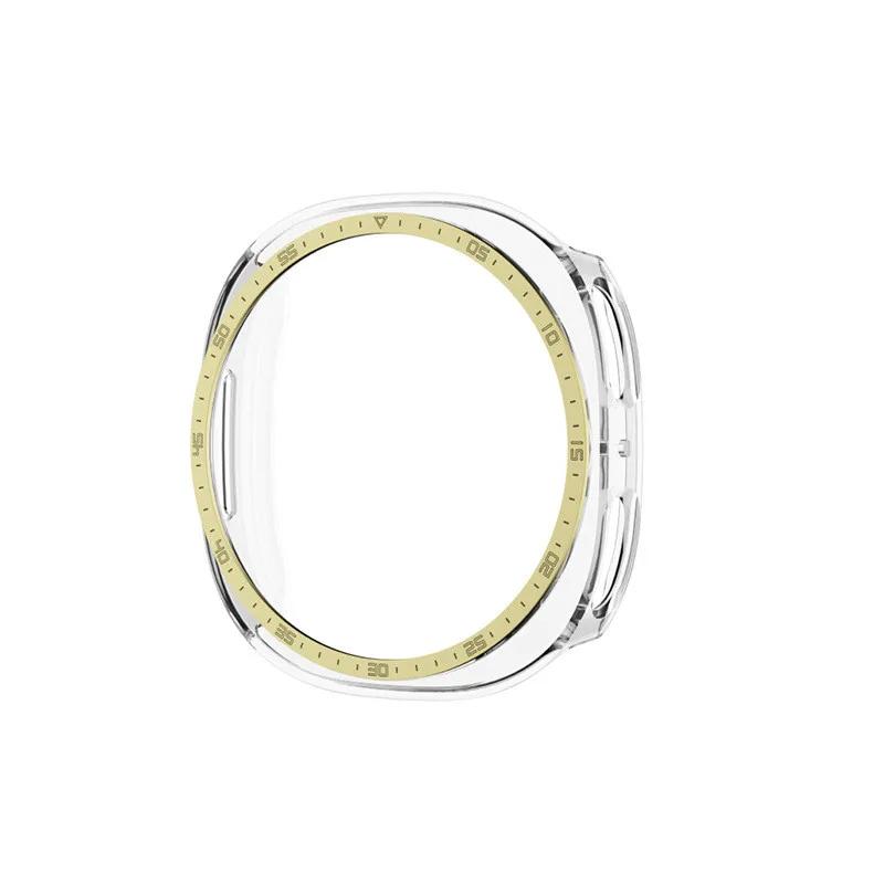 Hollow PC Cover For Samsung Galaxy Watch 8 44mm With Scale Protective Case Bumper For Samsung Watch8 40mm Bezel Ring Case 2025