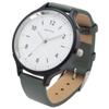 Analog Leather Strap Luminous Dots Large Unisex Lumit Green [Fieldwork] Women's Men's GY081-3