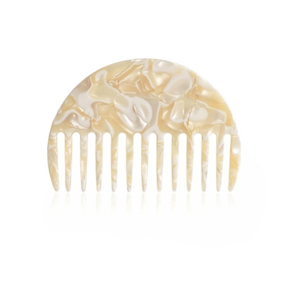 Acetate Hair Styling Combs Half-Round Grooming Comb Salon Hair Styling Tool