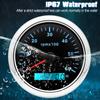 12V/24V 85MM Tachometer Gauge 3000 4000 6000 7000 8000 RPM Tach Hour Meter LCD Display For Motorcycle Stroke Engine Car Boat