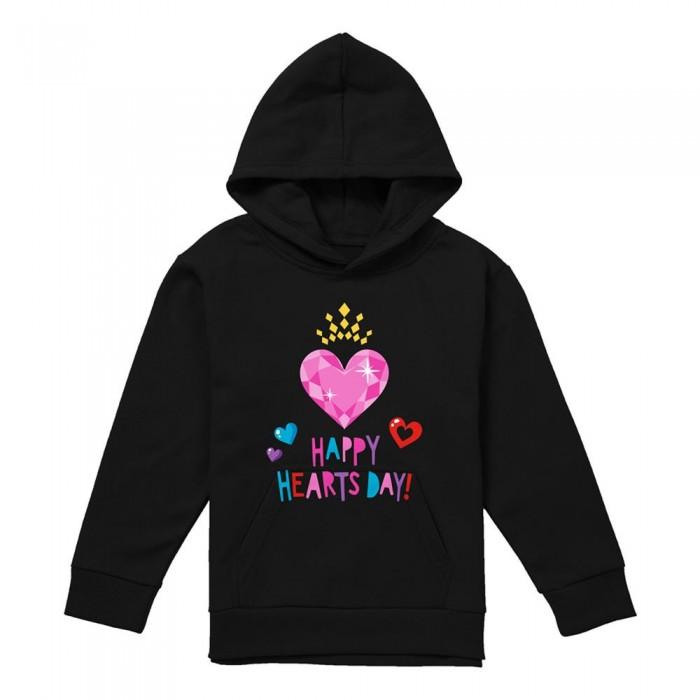 Disney Princess Childrens/Kids Happy Hearts Day! Heather Valentine`s Day Hoodie