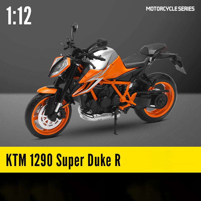 1/12 KTM 1290 Super DUKE R Alloy Sports Motorcycle Model Diecasts Street Track Racing Motorcycle Model Simulation Kids Toys Gift