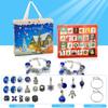 2023 Christmas Advent Calendar Gifts, DIY Bracelet Making Kit For For Kids Adult, 24-Days Christmas Countdown Calendar Jewelry Gifts