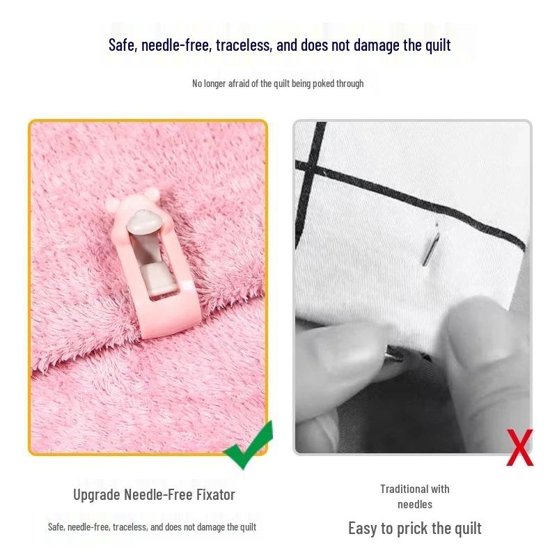 New User Discount: Needle-Free Invisible Anti-Slip Quilt Fixer Clips