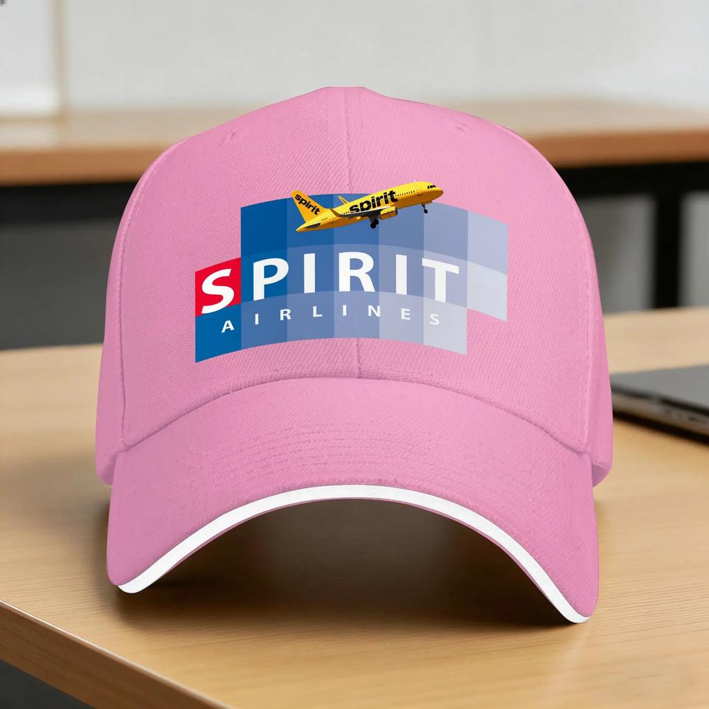 SPIRIT AIRLINES Baseball Cap Casual Trucker Hat Summer Couple Women Outdoor Gym Snapback Cap