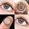 FUNSACHY 1 Pair Blue Contact Lenses for Eyes Natural Colored Contact Blue Eyes Lenses Korean Contacts Lenses Yearly Green Pupil
