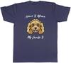 Dog Lover Unisexs TShirt Home is where my Poodle is Tee Gift