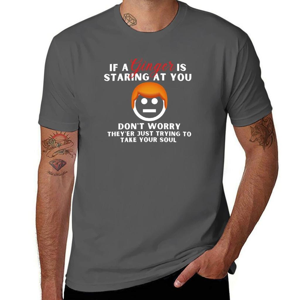 Ginger Stare T-Shirt t shirt man casual funny t shirts man man graphic t shirt T-Shirt