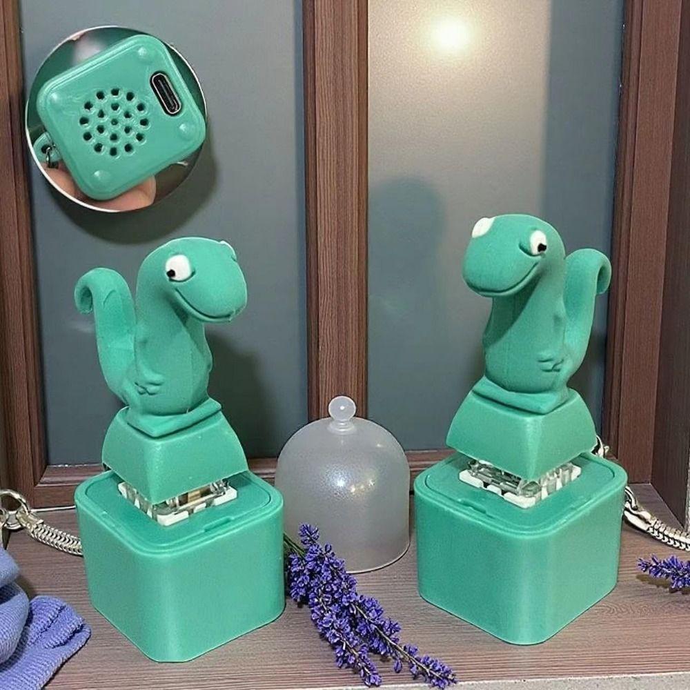 Rechargeable Fidget Toys Portable Lizard Keychain Rechargeable Animal Keychains  Anxiety Relief