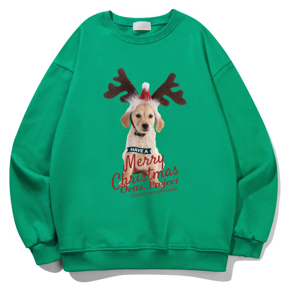 YDA Happy Rudolph Doggy 2 Sweatshirt_Ot3D039Gr