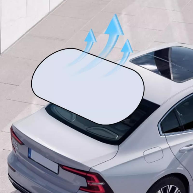 SEAMETAL Автомобильный солнцезащитный козырек с защитой от УФ-лучей, складной, для заднего стекла автомобиля, универсальный, с присосками