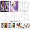 Dress Up Dress Up Sticker Book Self-Adhesive Dress Up Sticker Set Coloring Sticker Book  For Girls