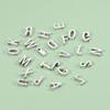 Mirror Polished Titanium Steel A-Z Letter Beads with 1.8mm Hole