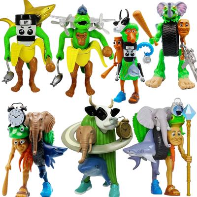 Итальянский Бред Тунг Сахур Фигурка Игрушка Тралалеро Тралала Фигурки Бомбардино Крокодил Шимпанзини Бананини Модель Декор Кукла Подарок