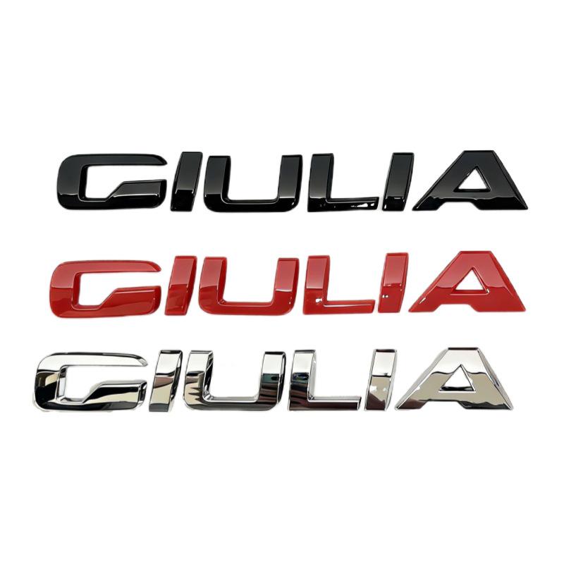 Совместимо с задним шильдиком Alfa Romeo Giulia/Stelvio Veloce TI Q4/Q2.