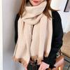 New Fashion Imitation Cashmere Women Tassel Plaid Scarf Autumn Winter Warm Shawl Long Wrap Outdoor Female Thick Blanket