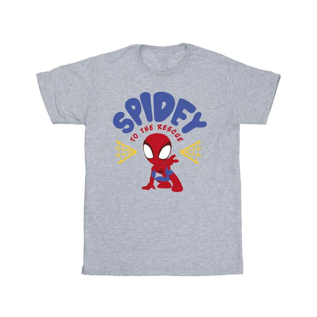 Marvel Mens Spidey And His Amazing Friends Rescue T-Shirt