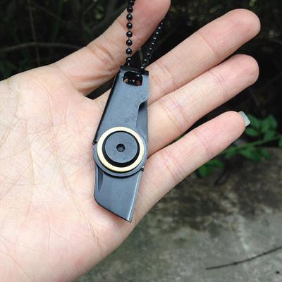 Мини-карманный нож, складной брелок, современный брелок для ключей, инструмент с подвесным лезвием