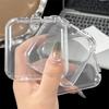 1/2/3pcs Makeup Powder Puff Organizer Box Clear Acrylic Makeup Sponge Protective Container Dust-Proof Transparent Puff Holder