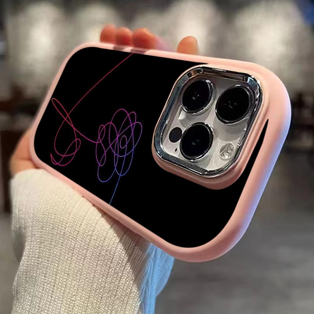 Чехлы для телефонов Ae85 Line Drawing Art Design для Samsung A13 A32 A53 A04e A54 S23 S24 Ultra Infinix Hot 40i Huawei P30, металлическая защитная задняя крышка для камеры