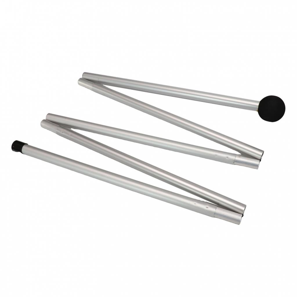Aluminum Pole Shelter Tarp Pole Awning Stands Foldable Silicone