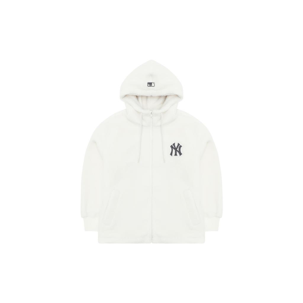 New MLB New York Yankees Velvet Jackets Unisex White 3AFDL3126-50IVS
