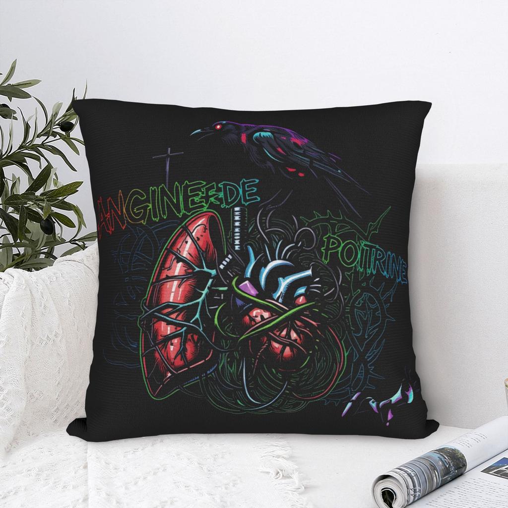Band Angine de Poitrine Pillow Case Morden Pillow Cover Custom Pillowcases For Chair Sofa Home Decor