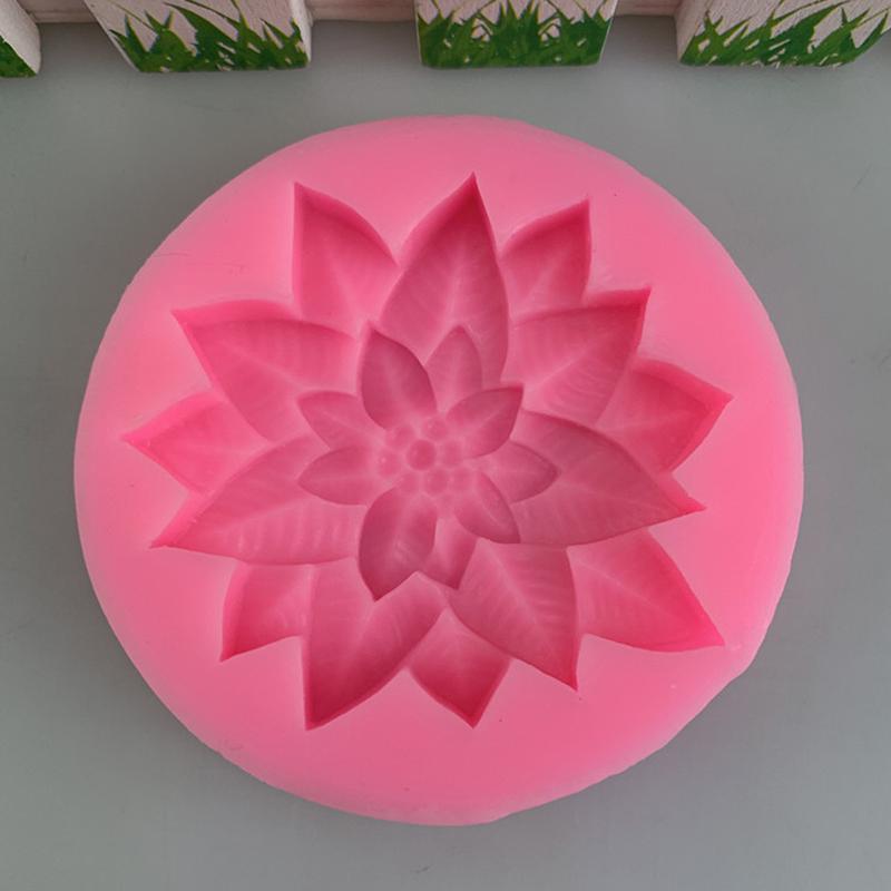 1Pcs Holly Leaf Silicone Mold Cake Baking Christmas Decoration Tool Diy Mold