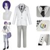 Аниме BLUE LOCK Reo Mikage Isagi Yoichi Chigiri Hyoma, парик для косплея, белый костюм, жилет, рубашка, полный комплект униформы, костюмы на Хэллоуин