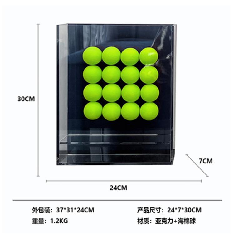 Creative Square Acrylic Cover Ball Decoration Modern Transparent Acrylic Square Home Decoration Living Room Decoration Ornaments