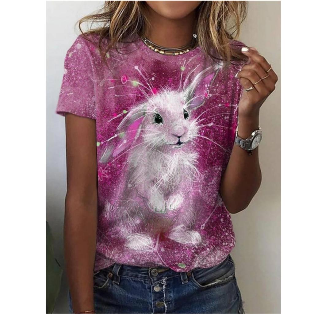 Женская летняя футболка с круглым вырезом и коротким рукавом с рисунком забавной собаки, весна-лето, повседневный вязаный свитер с короткими рукавами, женский