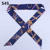 Tie up bag handle silk scarf narrow version handbag small ribbon bag accessories women's scarf decorative headband headscarf