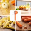 Fruit Peeler With Container Double-Sided Stainless Steel Cutter Potato Peelers Multi-Function Peeler Kitchen Peeling Tool For