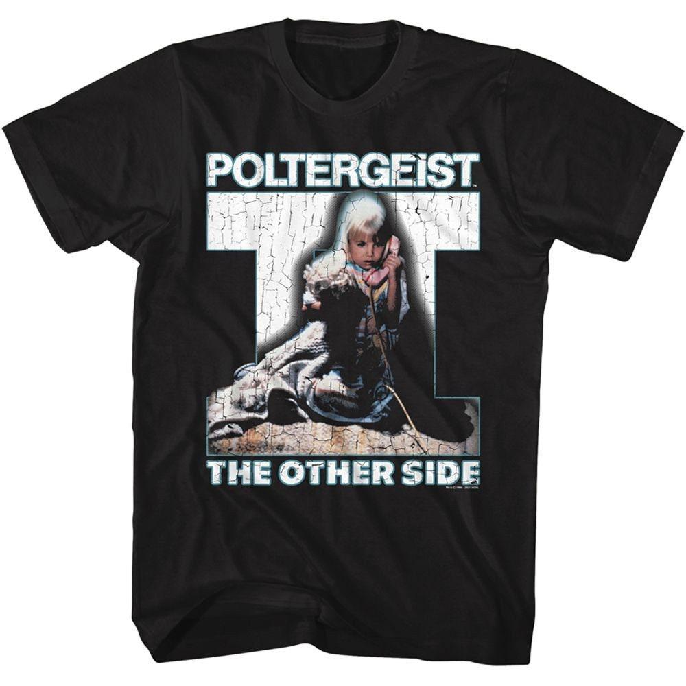 Poltergeist Big 2 Logo Black Adult T-Shirt