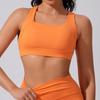 Women's High Impact Buttery Soft Sports Bra High Stretch Shockproof Racerback Yoga Tank Top Gym Running Fitness Athletic Underwear