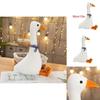 White Goose Pillow Plush Toy Adorable Sleeping Pillow Soft And Cuddly Stuffed Doll For Kids
