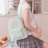 Школьная сумка Sweet College Клетчатый рюкзак Женский Милый Яблочный Клетчатый Легкий Студенческая школьная сумка Ежедневный рюкзак для поездок