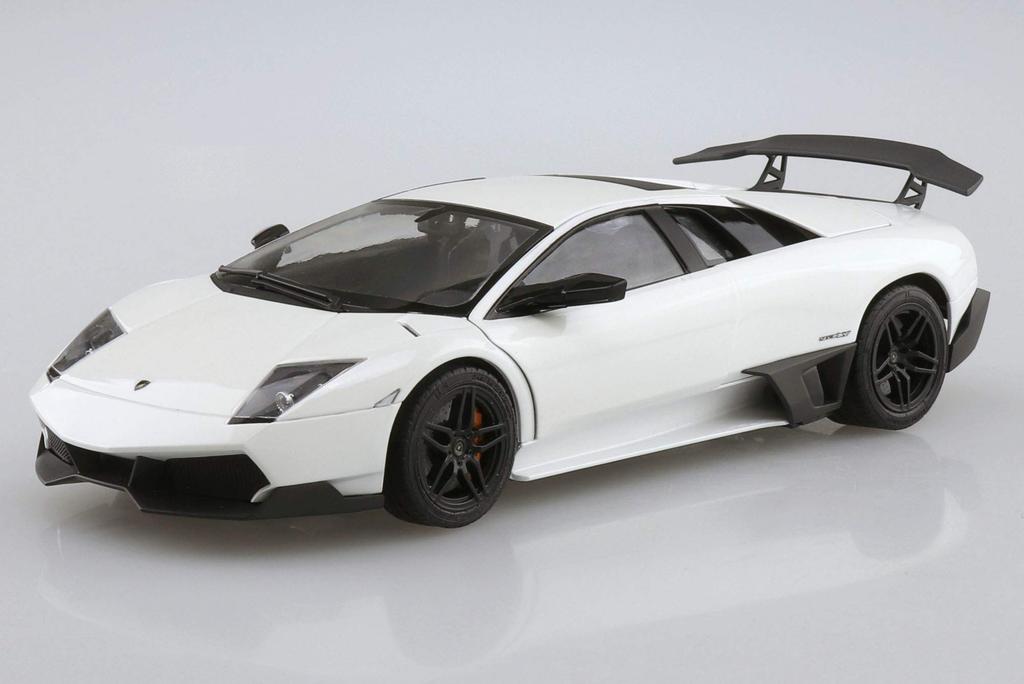 Aoshima Bunka Kyozaisha The Supercar Series 2009 Lamborghini Murcielago SV Plastic Model 1/24 No.6