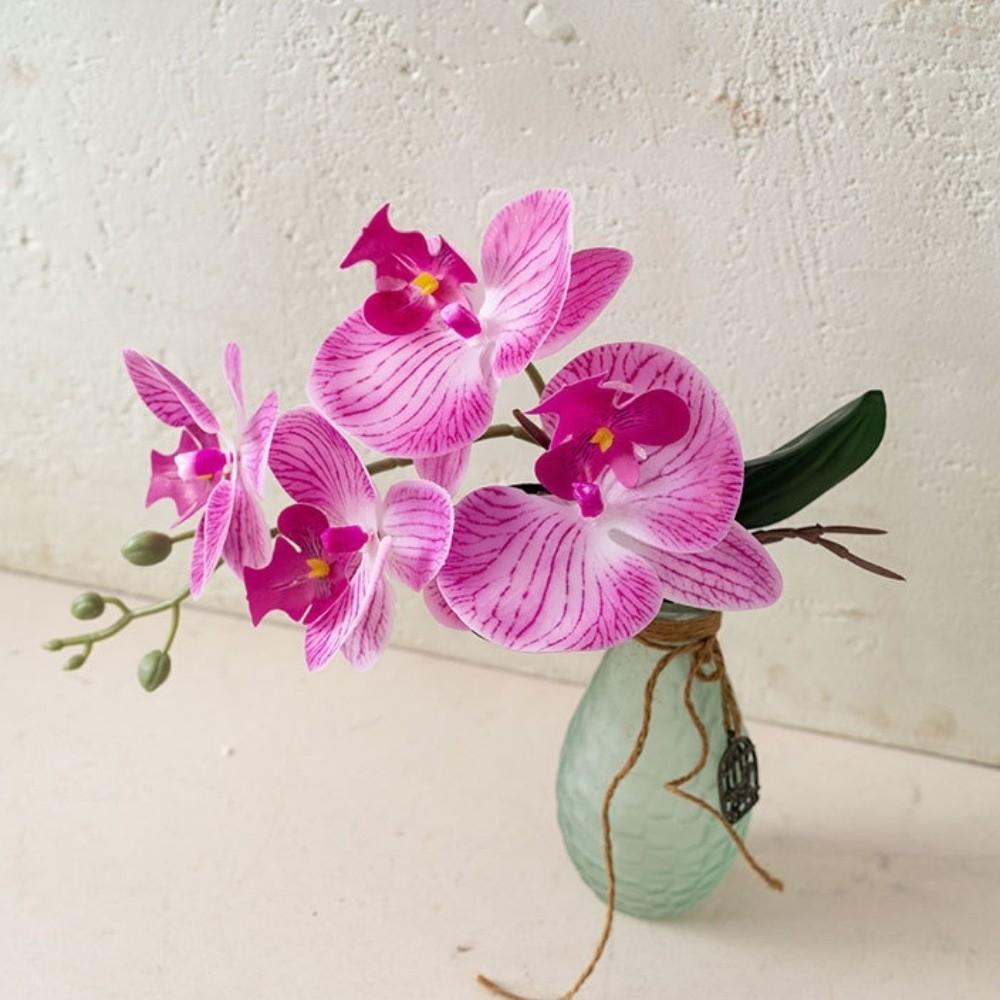 Vivid Artificial Moth Orchids Cloth Fake Butterfly Orchid Simulation Phalaenopsis Wedding