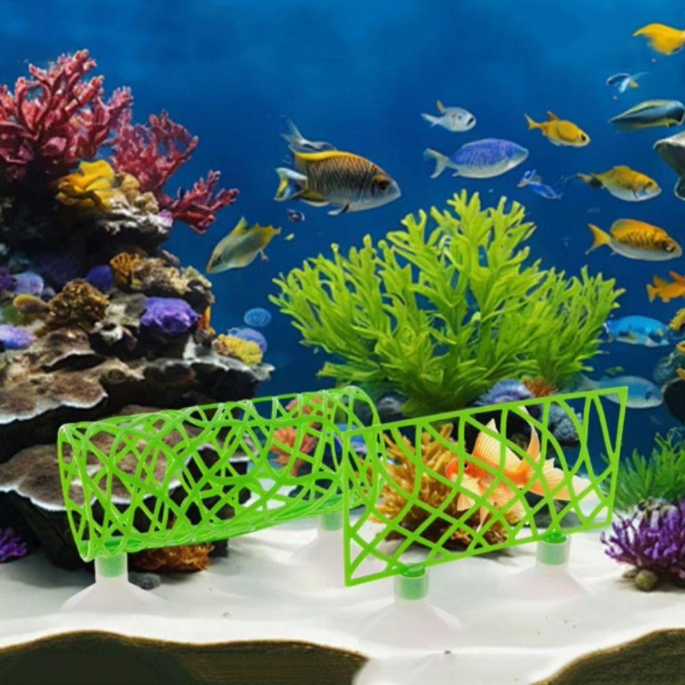 2pcs/set Flexible Betta Hidden Resting Tube Plastic Betta Fish Tunnel Shrimp Hollow Tunnel  Aquarium