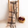 Wool Scarf Shawl High End Versatile Plaid Scarf for Women Autumn and Winter New Plaid Cashmere Scarf